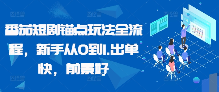 番茄短剧锚点玩法全流程，新手从0到1，出单快，前景好-创奇社 - AI前沿·副业变现·资源教程！