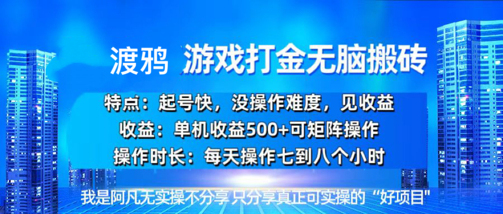 （13501期）韩国知名游戏打金无脑搬砖单机收益500+-创奇社
