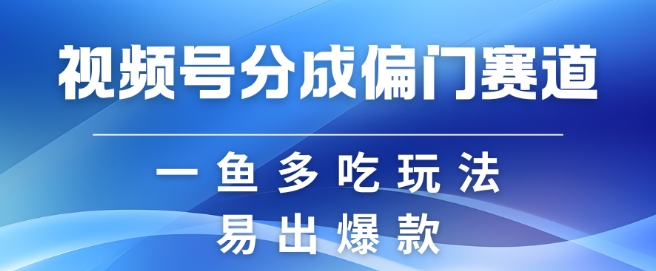 视频号创作者分成计划偏门类目，容易爆流，实拍内容简单易做-创奇社 - AI前沿·副业变现·资源教程！