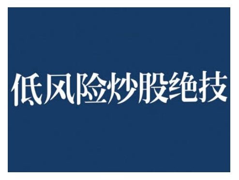 2024低风险股票实操营，低风险，高回报-创奇社 - AI前沿·副业变现·资源教程！