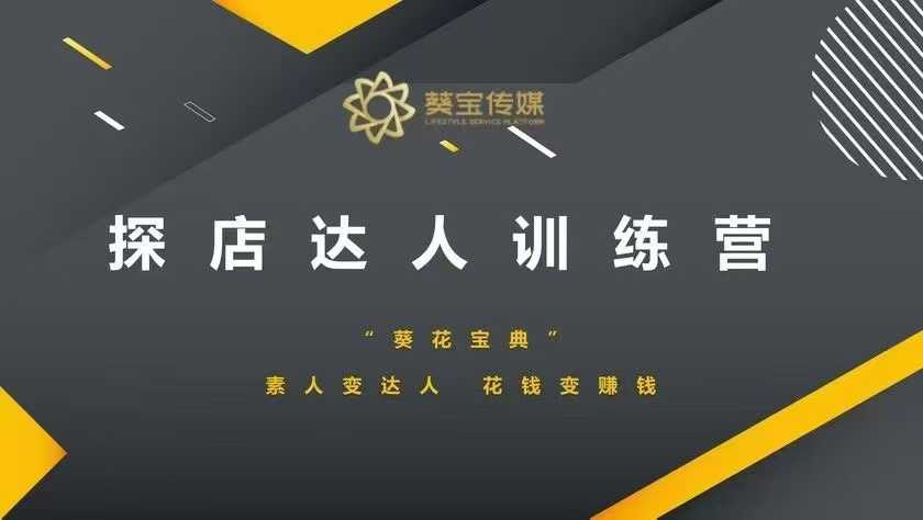 探店达人训练营，素人变达人，花钱变赚钱-创奇社 - AI前沿·副业变现·资源教程！