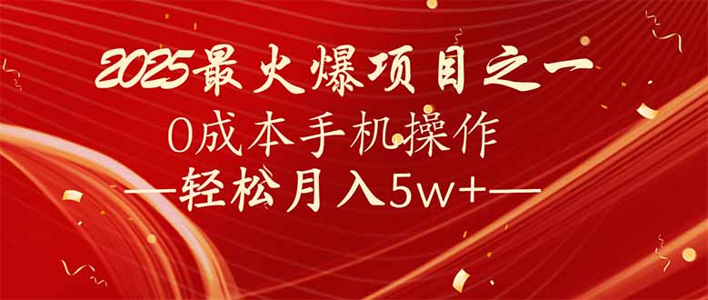 （14126期）7天赚了2.6万，2025利润超级高！0成本手机操作轻松月入5w+-创奇社