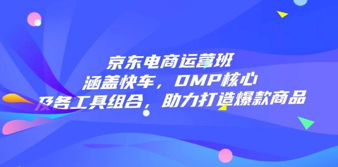 京东电商运营班：涵盖快车，DMP核心及各工具组合，助力打造爆款商品-创奇社 - AI前沿·副业变现·资源教程！