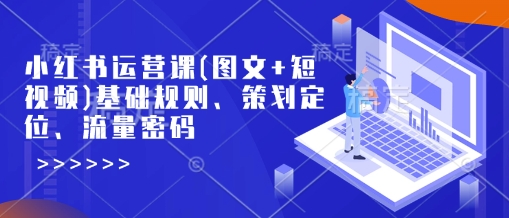 小红书运营课(图文+短视频)基础规则、策划定位、流量密码-创奇社 - AI前沿·副业变现·资源教程！
