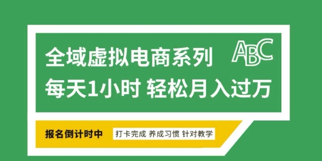 全域虚拟电商变现系列，通过平台出售虚拟电商产品从而获利-创奇社 - AI前沿·副业变现·资源教程！