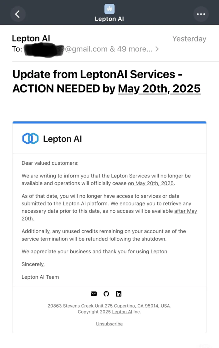 Lepton AI被英伟达收购后终止运营,贾扬清创业两年后回归大厂 Lepton AI被英伟达收购后终止运营,贾扬清创业两年后回归大厂