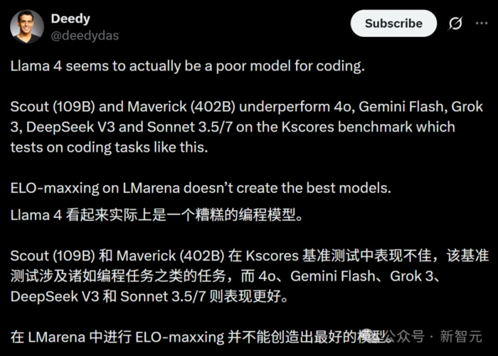 Llama 4训练作弊爆出惊天丑闻!AI大佬愤而辞职,代码实测崩盘全网炸锅-23 Llama 4训练作弊爆出惊天丑闻!AI大佬愤而辞职,代码实测崩盘全网炸锅-23