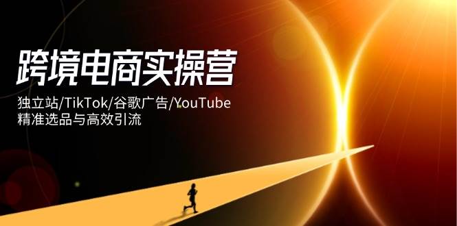 跨境电商实操营：独立站/TikTok/谷歌广告/YouTube，精准选品与高效引流-创奇社