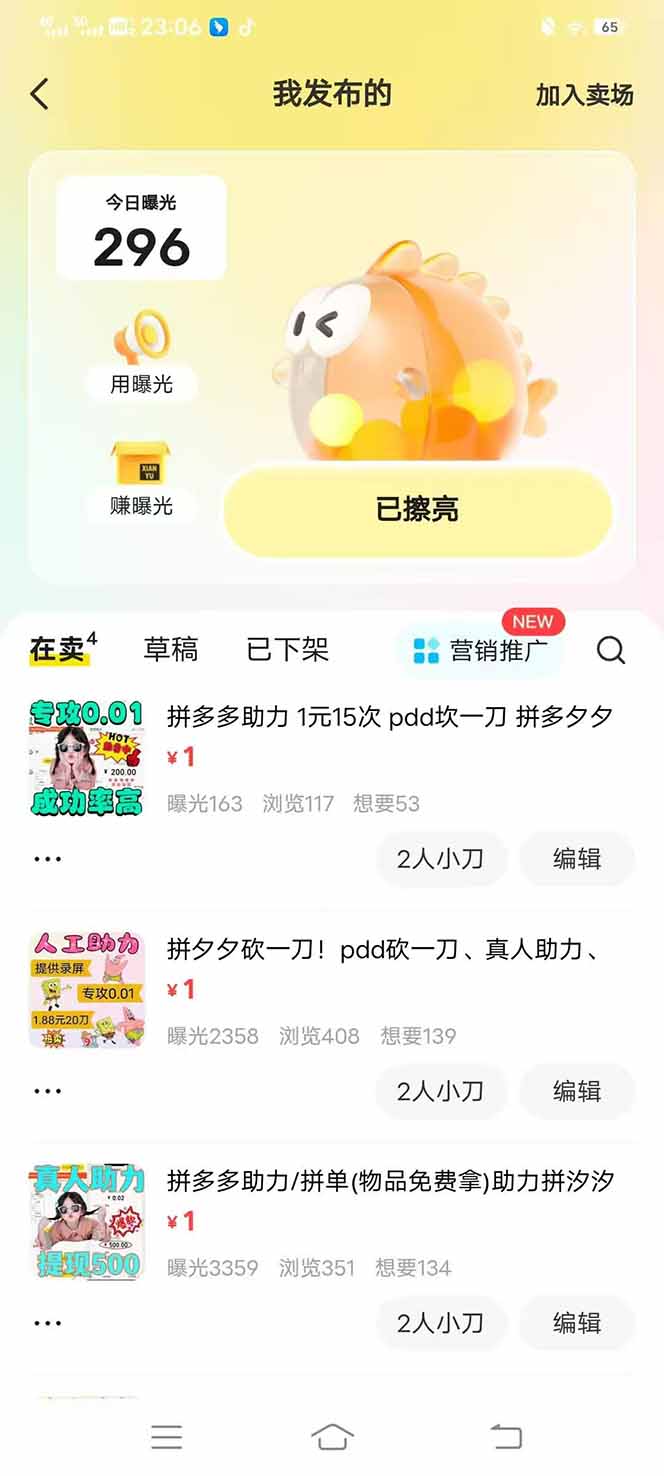 （14516期）闲鱼卖拼多多助力项目，蓝海市场新手也能单号日入1000+-4