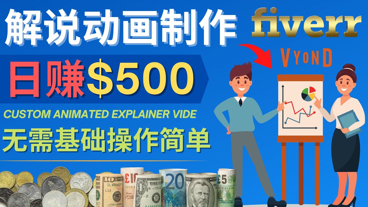 （4286期）制作解说类动画视频（Animated Explainer）日赚500美元以上 – 0基础可操作-创奇社