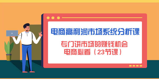 （4572期）电商高利润市场系统分析课：专门讲市场的赚钱机会，电商必看（23节课）-创奇社