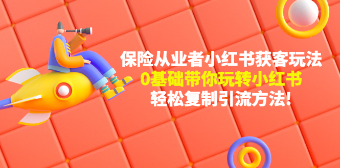 （4575期）保险从业者的小红书获客玩法：0基础带你玩转小红书  轻松复制引流方法-创奇社 - AI前沿·副业变现·资源教程！