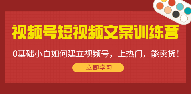 （4266期）视频号短视频文案训练营：0基础小白如何建立视频号，上热门，能卖货！-创奇社 - AI前沿·副业变现·资源教程！