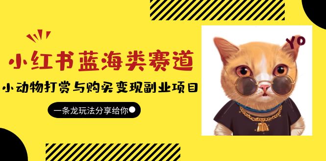 （5867期）小红书蓝海类赛道：小动物打赏与购买变现副业项目，一条龙玩法分享给你！-创奇社