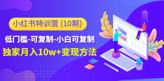 （4553期）小红书特训营（第10期）低门槛-可复制-小白可复制-独家月入10w+变现方法-创奇社