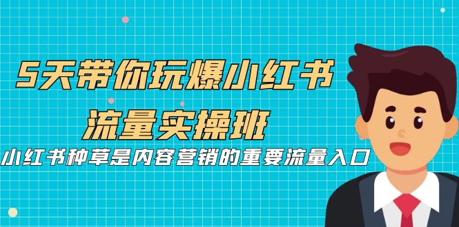 （7041期）5天带你玩爆小红书流量实操班，小红书种草是内容营销的重要流量入口-创奇社