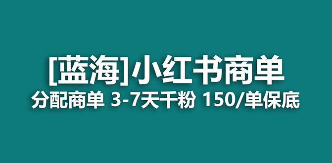 （7349期）2023蓝海项目，小红书商单，快速千粉，长期稳定，最强蓝海没有之一-创奇社
