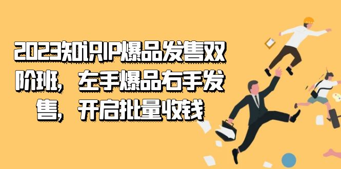 （7426期）2023知识IP-爆品发售双 阶班，左手爆品右手发售，开启批量收钱-创奇社