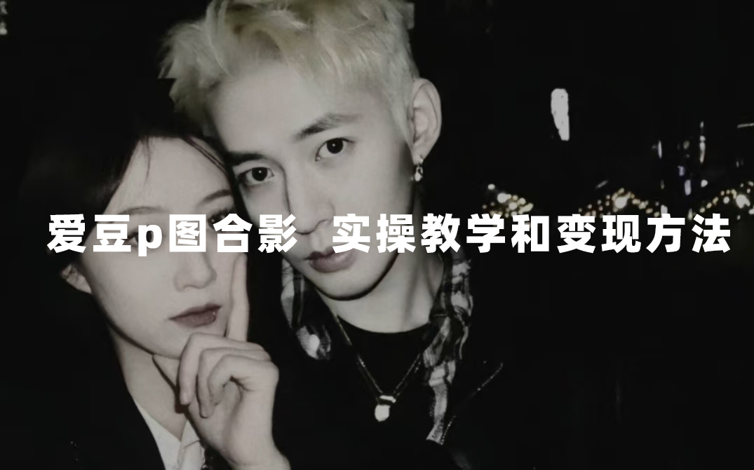 （7558期）最新玩法 与爱豆p图合照爆火  10分钟教会你 实操日入300+-创奇社