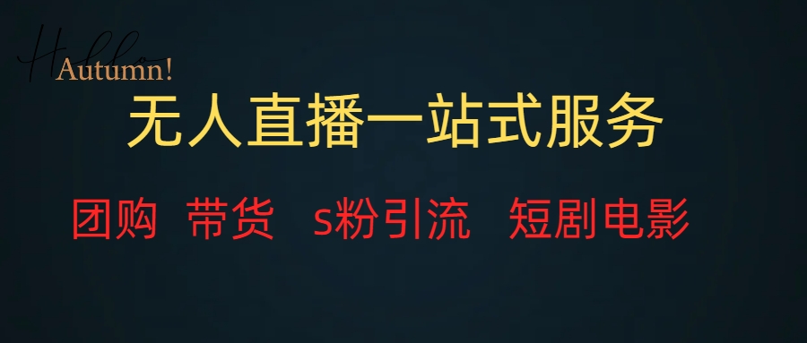 （7654期）无人直播全套服务，变现稳定-创奇社 - AI前沿·副业变现·资源教程！