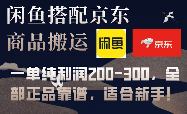 （7892期）闲鱼搭配京东备份库搬运，一单纯利润200-300，全部正品靠谱，适合新手！-创奇社