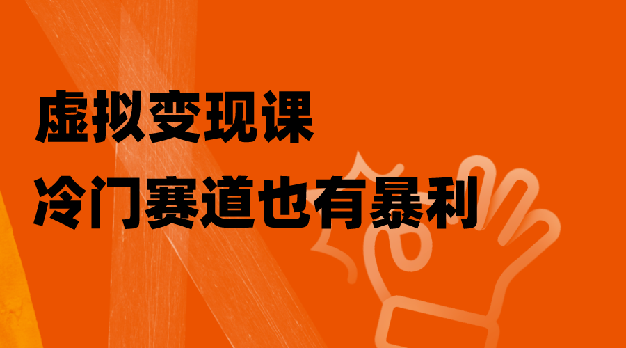 （8219期）虚拟变现课，冷门赛道也有暴利，手把手教你玩转冷门私域-创奇社