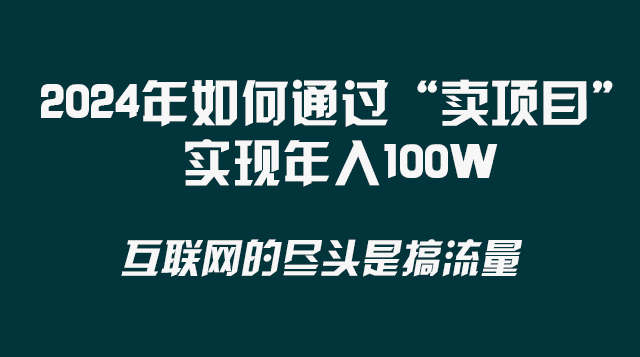 （8382期） 2024年如何通过“卖项目”实现年入100W-创奇社 - AI前沿·副业变现·资源教程！