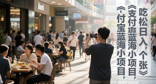 支付宝蓝海小项目，吃饭逛街拍个照，轻松日入1张-创奇社 - AI前沿·副业变现·资源教程！