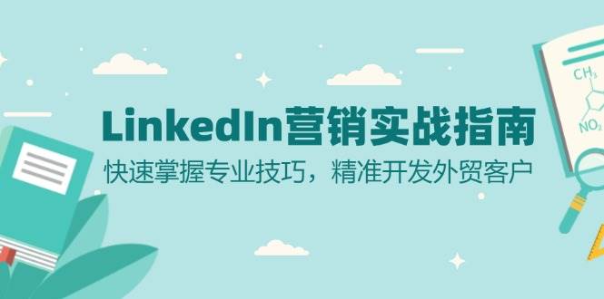 LinkedIn营销实战指南：快速掌握专业技巧，精准开发外贸客户-创奇社 - AI前沿·副业变现·资源教程！