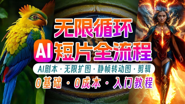 AI剪辑无限循环画面：新手轻松月入上万的秘技-创奇社 - AI前沿·副业变现·资源教程！