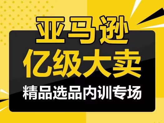 亚马逊亿级大卖-精品选品内训专场，亿级卖家分享选品成功之道-创奇社 - AI前沿·副业变现·资源教程！
