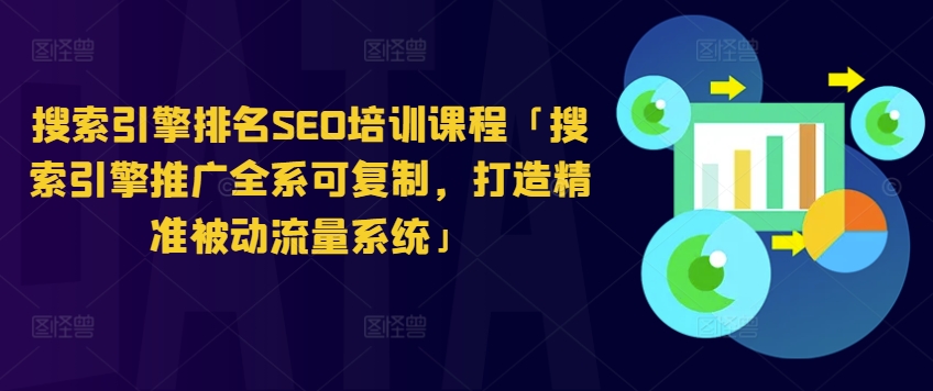 搜索引擎排名SEO培训课程「搜索引擎推广全系可复制，打造精准被动流量系统」-创奇社 - AI前沿·副业变现·资源教程！