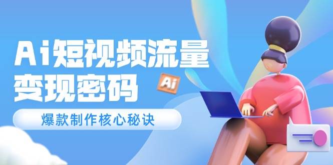 Ai短视频流量密码，爆款制作核心秘诀，120万案例深度解析-创奇社 - AI前沿·副业变现·资源教程！