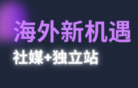 2025出海新机遇(社媒+独立站)，海外新机遇，实现独立站的高效运营与出海-创奇社 - AI前沿·副业变现·资源教程！