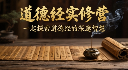 道德经实修营，一起探索道德经的深邃智慧-创奇社 - AI前沿·副业变现·资源教程！