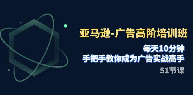 亚马逊-广告高阶培训班，每天10分钟，手把手教你成为广告实战高手（51节）-创奇社 - AI前沿·副业变现·资源教程！