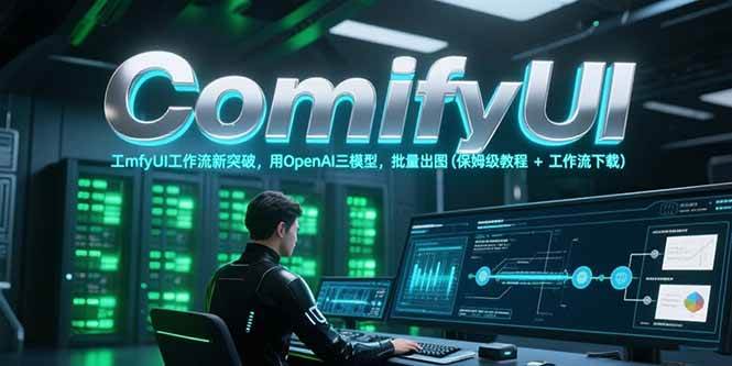 ComfyUI工作流新突破，用OpenAI三模型，批量出图(保姆级教程+工作流下载)-创奇社 - AI前沿·副业变现·资源教程！