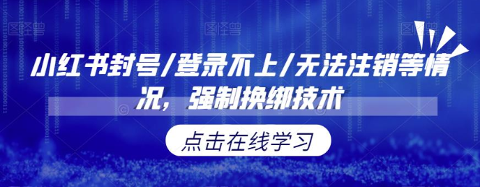 小红书封号/登录不上/无法注销等情况，强制换绑技术【修正】-创奇社 - AI前沿·副业变现·资源教程！