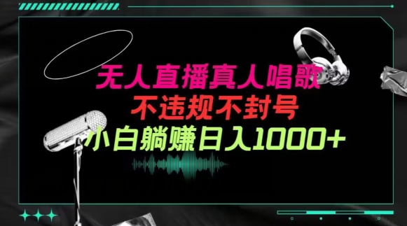 抖音24小时无人直播音乐，不违规，不封号纯撸音浪，小白实操当天日入1000+-创奇社 - AI前沿·副业变现·资源教程！
