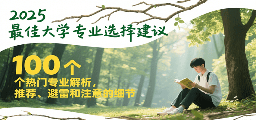 2025最佳大学专业选择建议，100个热门专业解析，推荐、避雷和注意的细节-创奇社 - AI前沿·副业变现·资源教程！