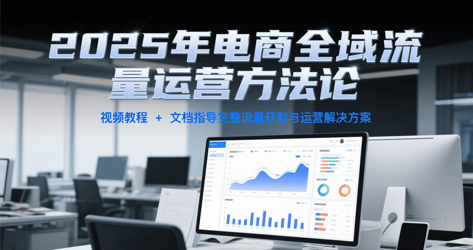2025年电商全域流量运营方法论，视频教程+文档指导完整流量获取与运营解决方案-创奇社 - AI前沿·副业变现·资源教程！