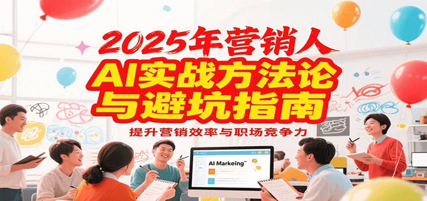2025年营销实战方法论与避坑指南，利用AI提升营销效率与职场竞争力-创奇社 - AI前沿·副业变现·资源教程！