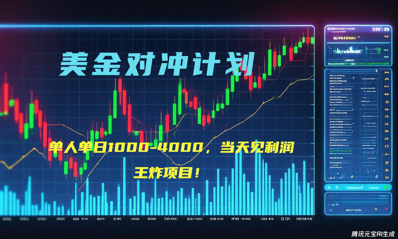 （15333期）2025年最暴力项目“美金先登计划”最新最强对冲战法，每日实际收益1K-4K-创奇社 - AI前沿·副业变现·资源教程！