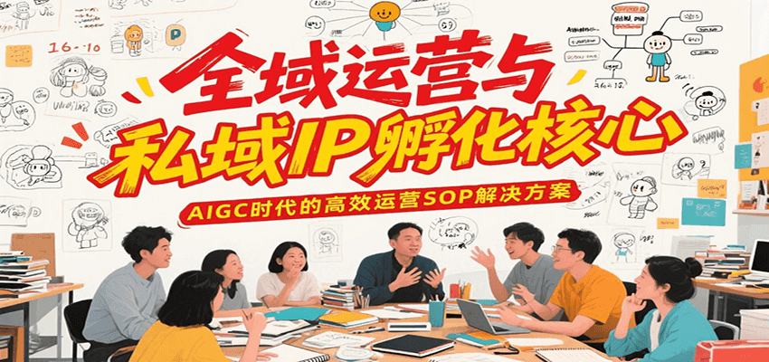 全域运营与私域IP孵化核心，AIGC时代的高效运营SOP解决方案-创奇社 - AI前沿·副业变现·资源教程！